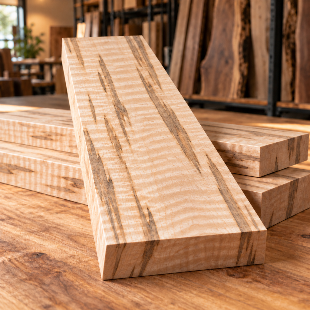 Curly Brown Maple - Dimensional Lumber