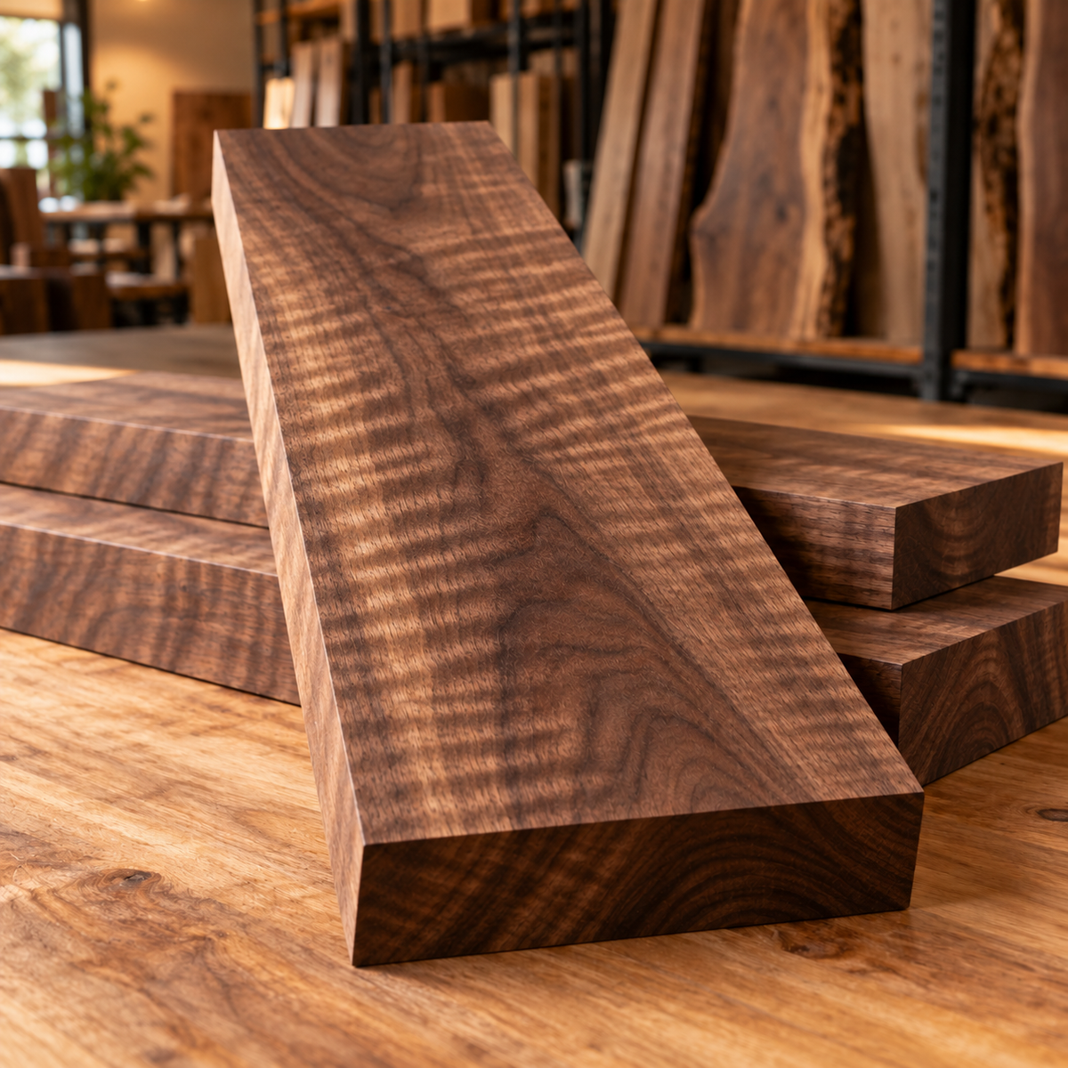 Curly Walnut - Dimensional Lumber