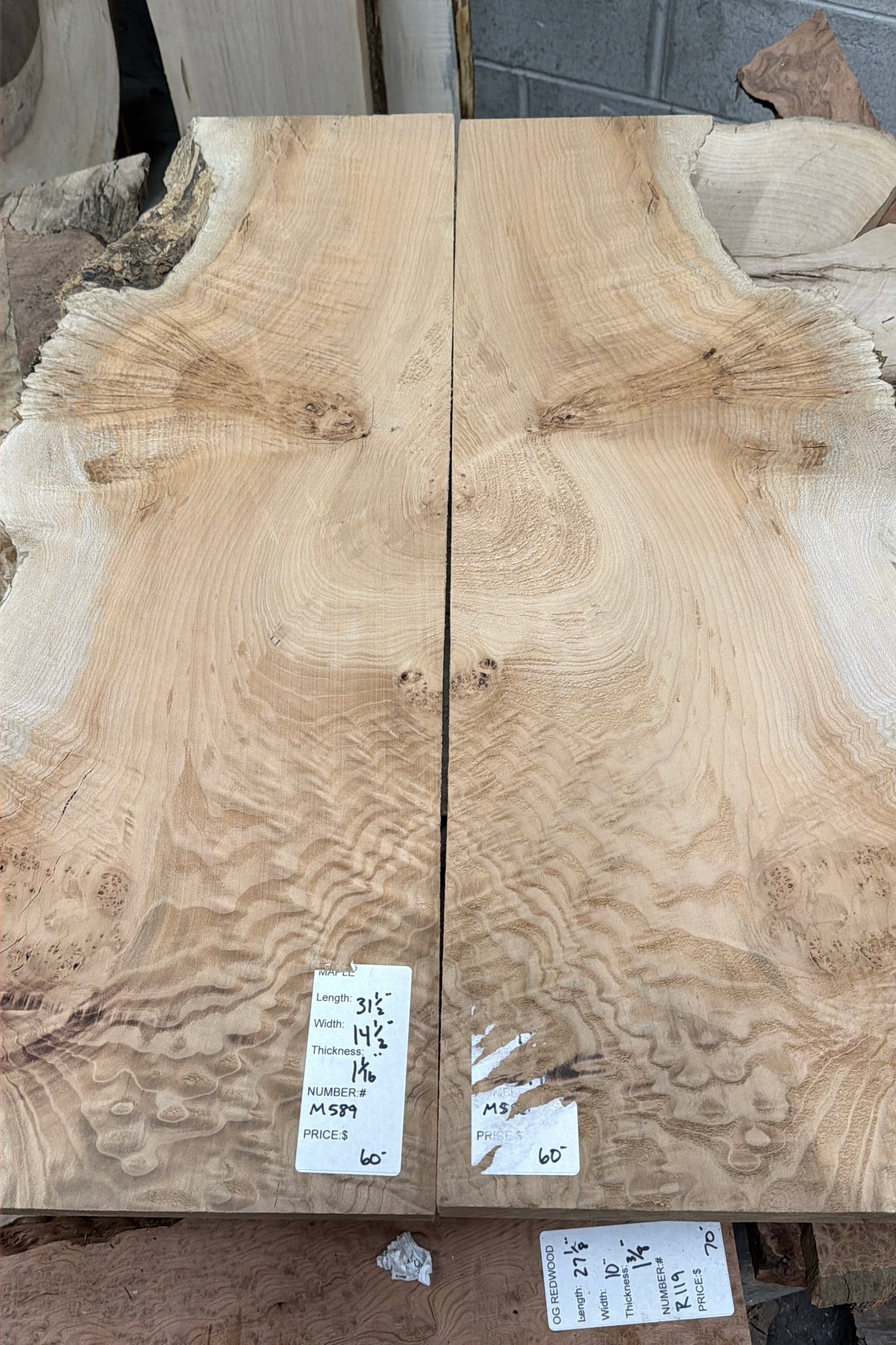 Curly Maple Craft Wood