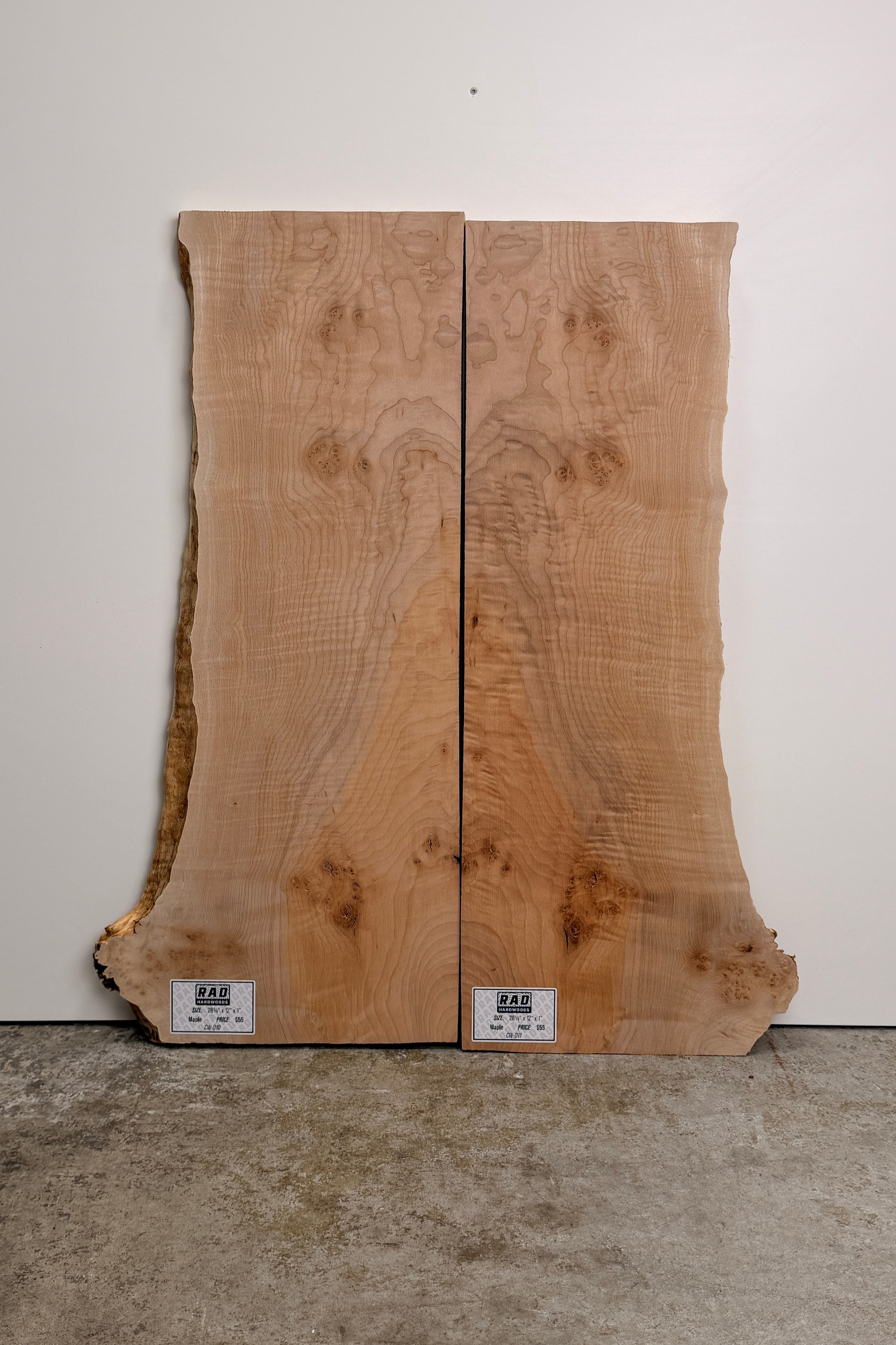 Curly Maple Craft Wood