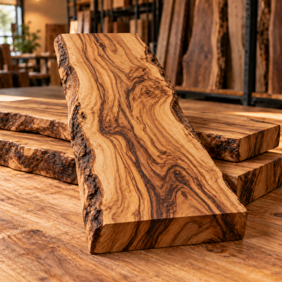 Olive Wood 5/4 Live Edge